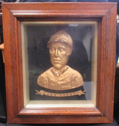 Lot 319 - A gilt-metal head & shoulders bust of Fred...