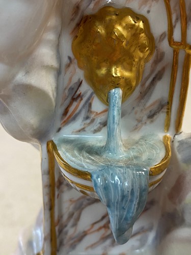 Lot 37 - A 19th century Meissen figural group