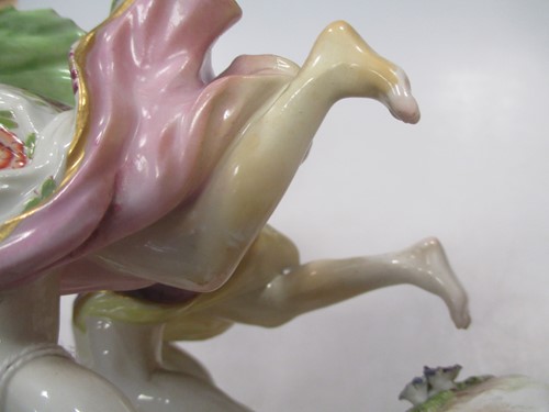 Lot 37 - A 19th century Meissen figural group