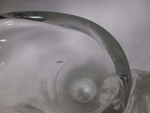 Lot 9 - Pair of cut glass claret jugs by Cumbria Crystal, modern