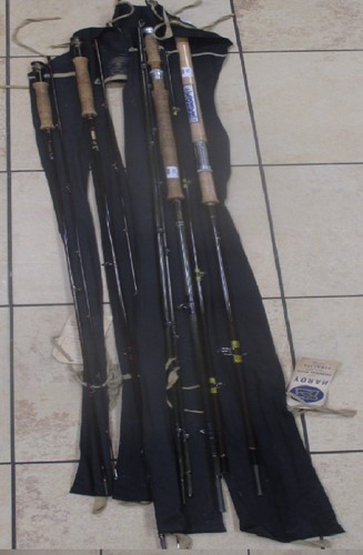 Lot 174 - A collection of four Fishing Rods by Hardy's...