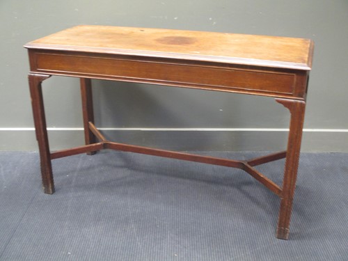 Lot 776 - A George III style mahogany slender...