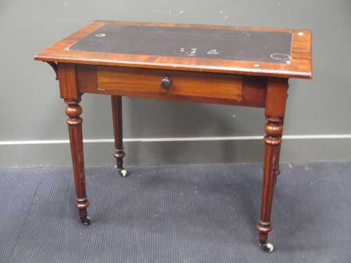 Lot 749 - An Edwardian mahogany rectangular writing...