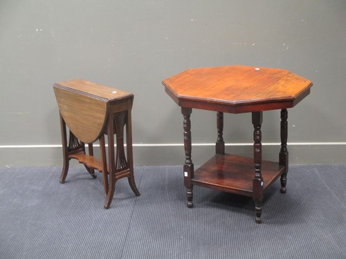 Lot 741 - An Arts & Crafts octagonal occasional table,...