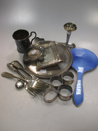 Lot 419 - A Victorian silver waiter with presentation...