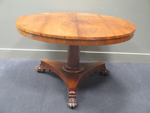 Lot 300 - A William IV rosewood breakfast table on...