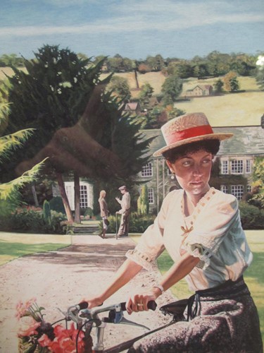 Lot 504 - Andrew J Wheatcroft, The Milkmaid, 19.5 x 14cm,...