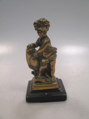 Lot 42 - Henri Picard, Paris, small gilt bronze putti,...