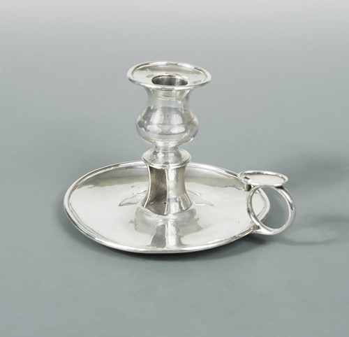 Lot 422 - Dublin - A George III silver chamberstick