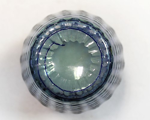 Lot 1 - Attributed to James Powell for Whitefriars, a 'Minoan' glass vase, circa 1930