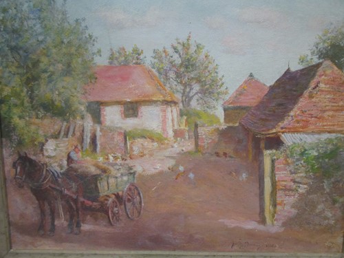 Lot 578 - Sir David Murray RA (1849-1933) Horse and cart...