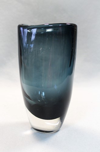 Lot 10 - Geoffrey Baxter for Whitefriars, an indigo glass vase