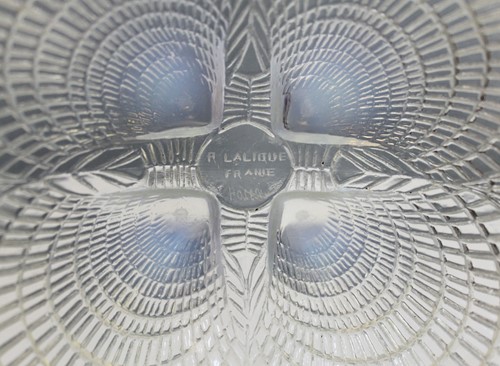 Lot 4 - Coquille, an R. Lalique opalescent glass dish