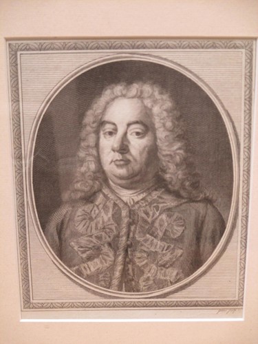 Lot 556 - D Boone, engraving of Gluttony, 20 x 16cm, a...