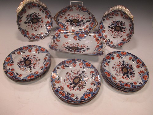 Lot 241 - A 19th century Spode's new ironstone part...