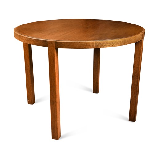 Lot 172 - Serge Chermayeff (1900-1996) for Plan Ltd., a Modernist oak dining table, circa 1993