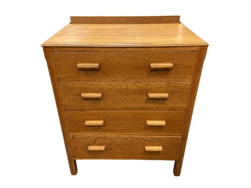 Lot 155 - A Heal's style limed oak chest of drawers, circa 1930