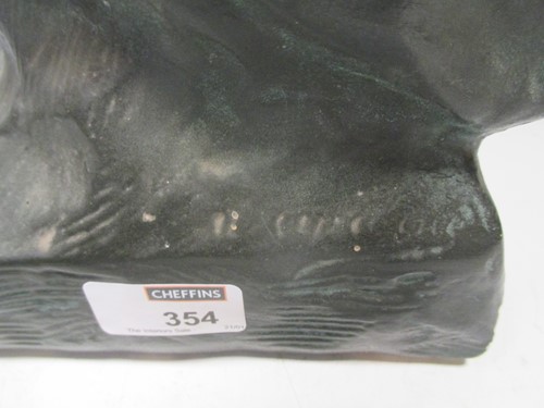 Lot 354 - A plaster bust of Ludwig van Beethoven, approx...