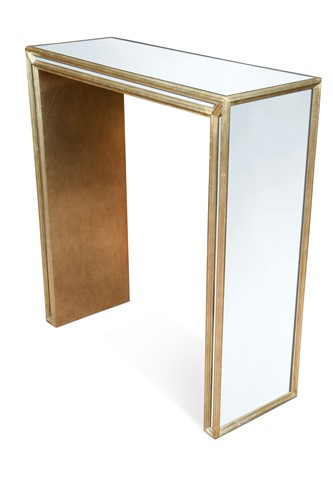 Lot 221 - A contemporary mirrored console table, possibly Julian Chichester