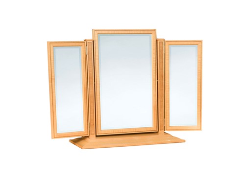 Lot 212 - David Linley, a sycamore dressing table mirror