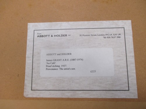 Lot 260 - James Arden Grant RE, PPS (British 1887-1973)...