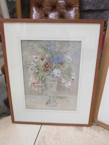 Lot 239 - Margaret Fisher Prout, still life of flowers,...