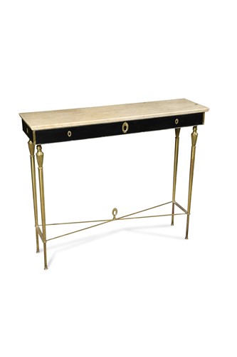 Lot 199 - A mid-century hall or console table, probably French, circa 1960