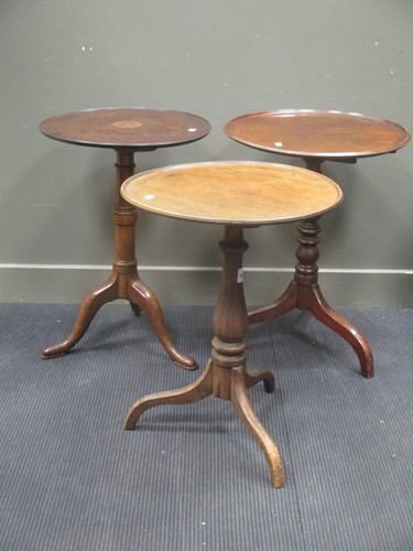 Lot 797 - Three George III and later occasional tables,...