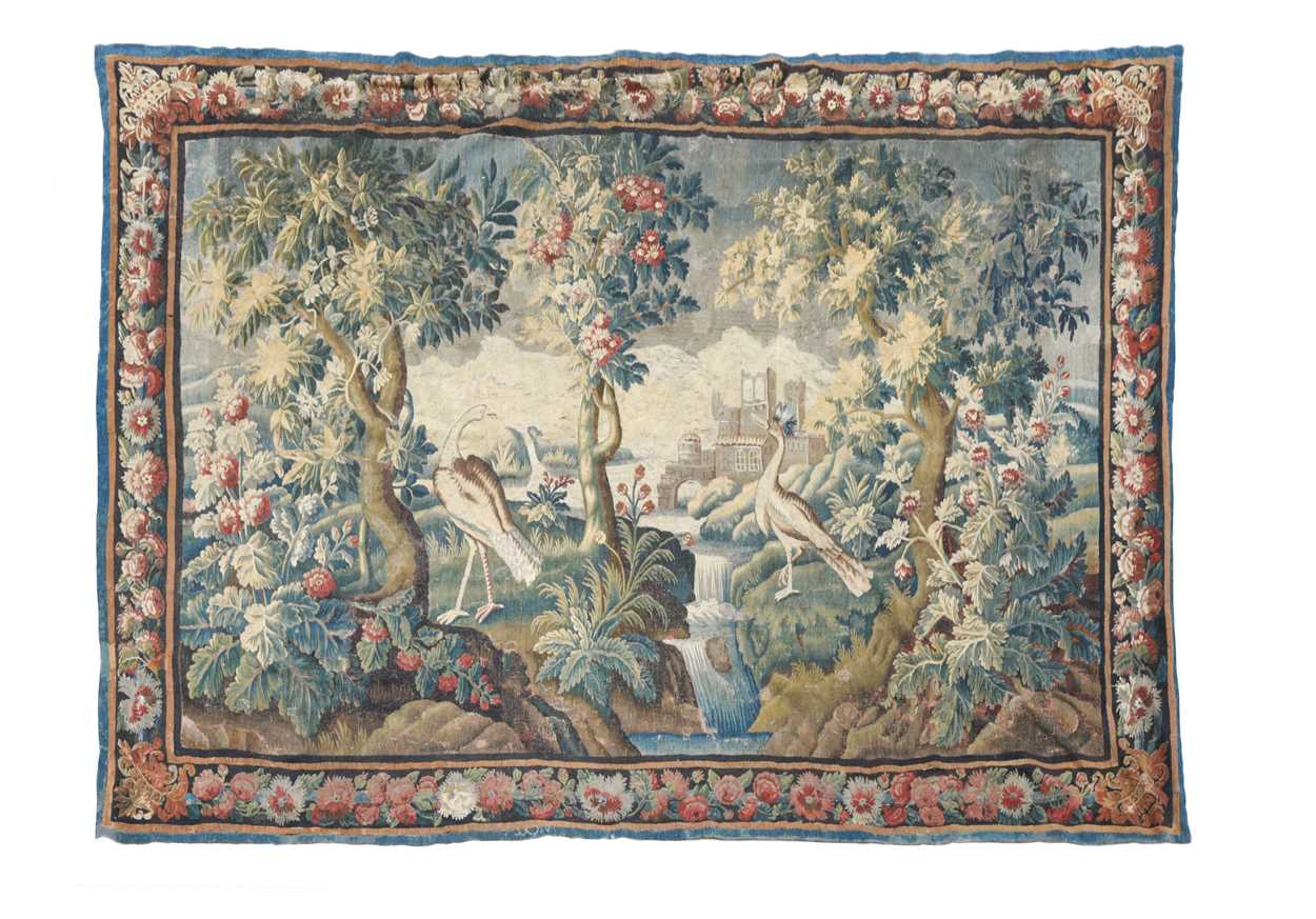 Lot 178 - A verdure tapestry, circa 1700