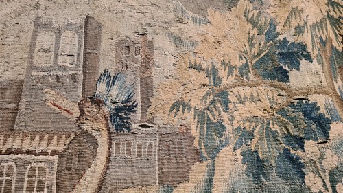 Lot 178 - A verdure tapestry, circa 1700