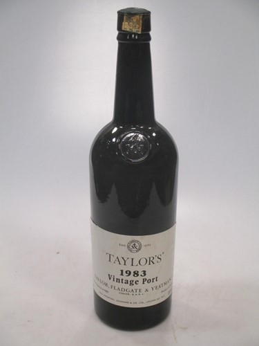 Lot 65 - A bottle of Taylor's vintage port 1983