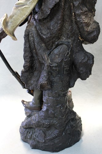 Lot 21 - Johann Maresch, a pair of Austrian painted terracotta Moorish figures