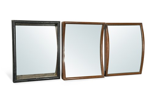Lot 404 - Two concave  convex distortion mirrors, 19th century