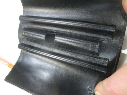 Lot 362 - A leather Mont Blanc pen case for three pens
