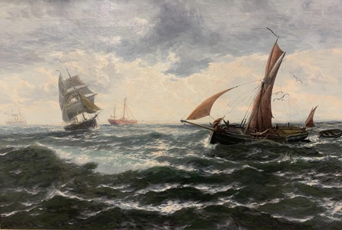 Lot 369 - Thomas Rose Miles (British, 1844 - 1916),...