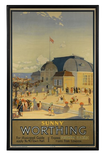Lot 227 - Leonard Richmond for Southern Railway, Sunny Worthing