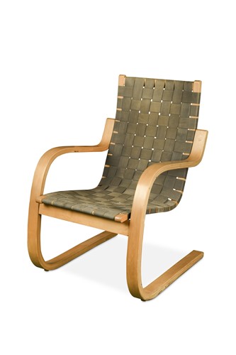 Lot 175 - Alvar Aalto, a model 406 easy chair