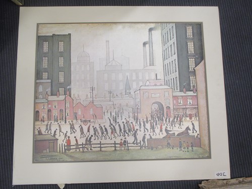 Lot 265 - After L S Lowry, colour print reproductions,...