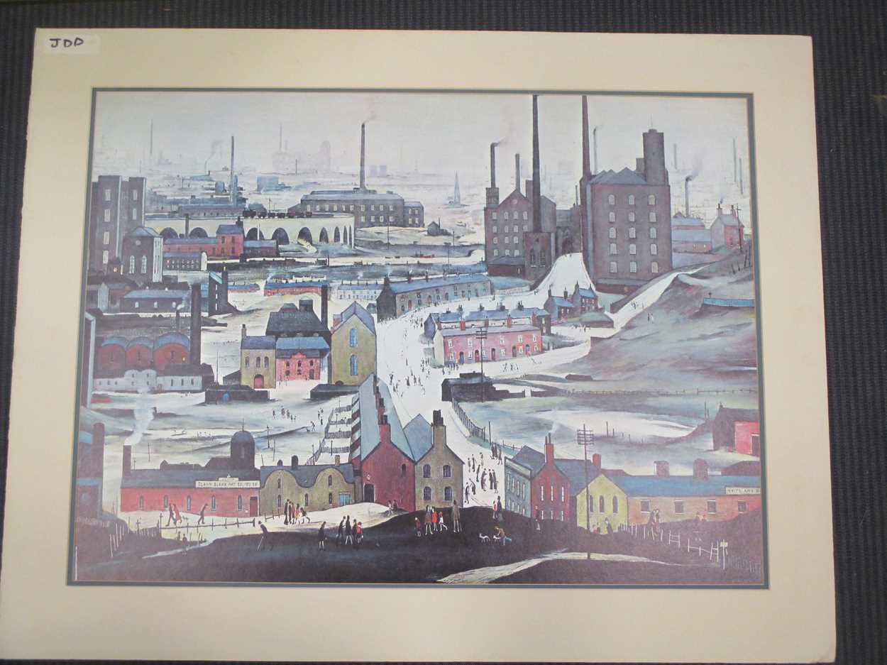 Lot 265 - After L S Lowry, colour print reproductions,...
