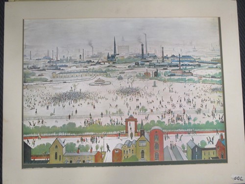 Lot 265 - After L S Lowry, colour print reproductions,...