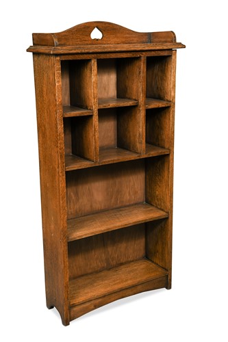 Lot 145 - An Arts and Crafts oak bookcase