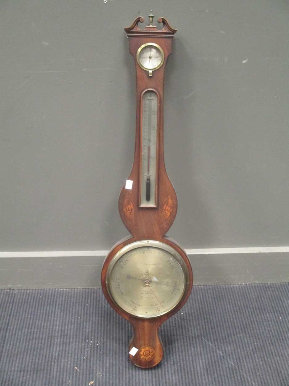 Lot 145 - A Victorian mahogany and inlaid wheel...