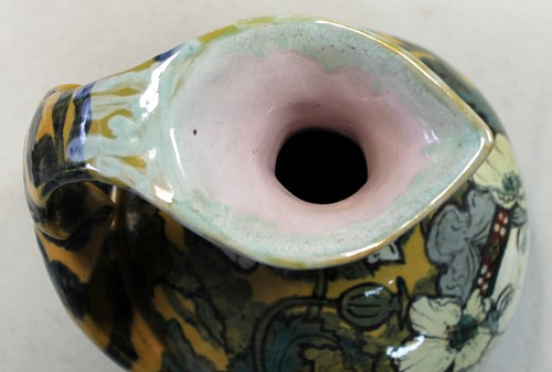 Lot 24 - Pierre-Adrien Dalpayrat (French, 1844-1910), an Art Nouveau stoneware ewer