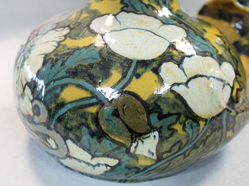 Lot 24 - Pierre-Adrien Dalpayrat (French, 1844-1910), an Art Nouveau stoneware ewer