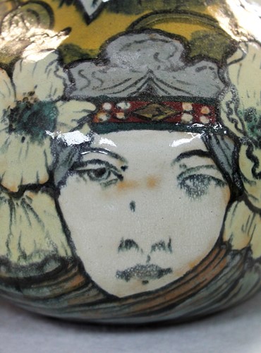 Lot 24 - Pierre-Adrien Dalpayrat (French, 1844-1910), an Art Nouveau stoneware ewer