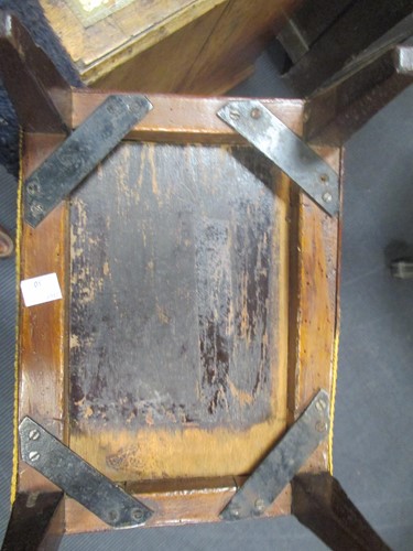 Lot 616 - Two Victorian piano stools with swivel tops on...