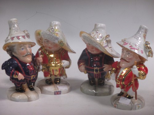 Lot 46 - Four Royal Crown Derby Mansion House Dwarves,...