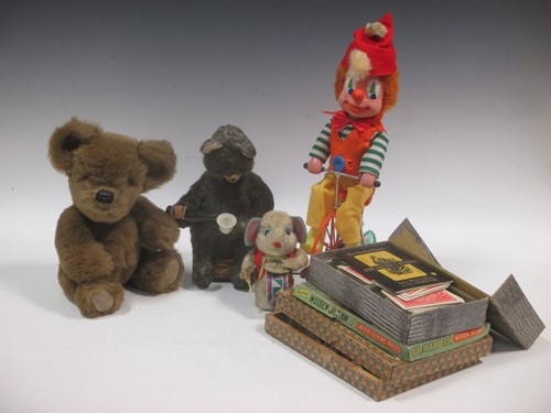 Lot 80 - A tinplate-base clockwork bear drinking Pepsi,...