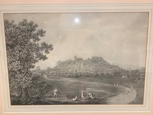Lot 538 - Continental school, circa 1800, Peasants...