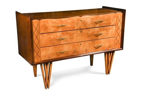 Lot 172 - A mid-century continental sideboard chest
